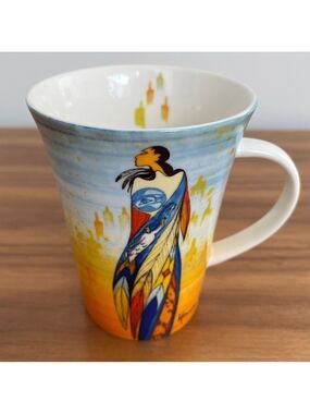 OSCARDO Maxine Noel Indigenous Artist "Not Forgotten" Porcelain Coffee Tea Mug